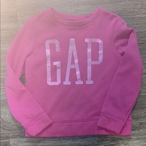 GAP Pink Sweatshirt Vibrant Crew Neck